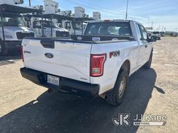 (Waxahachie, TX) 2016 Ford F150 4x4 Extended-Cab Pickup Truck Runs & Moves, Cracked Windshield