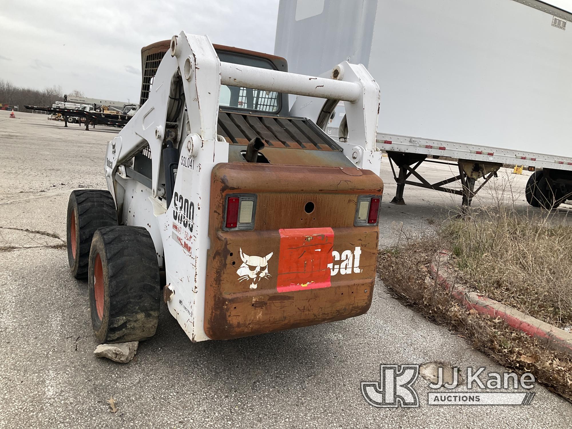 (Kansas City, MO) 2003 Bobcat S300 Rubber Tired Skid Steer Loader Not Running, Condition Unknown