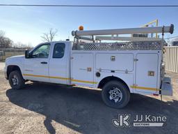 (South Beloit, IL) 2007 GMC Sierra 2500HD 4x4 Extended-Cab Service Truck Runs & Moves) (Cracked Pass