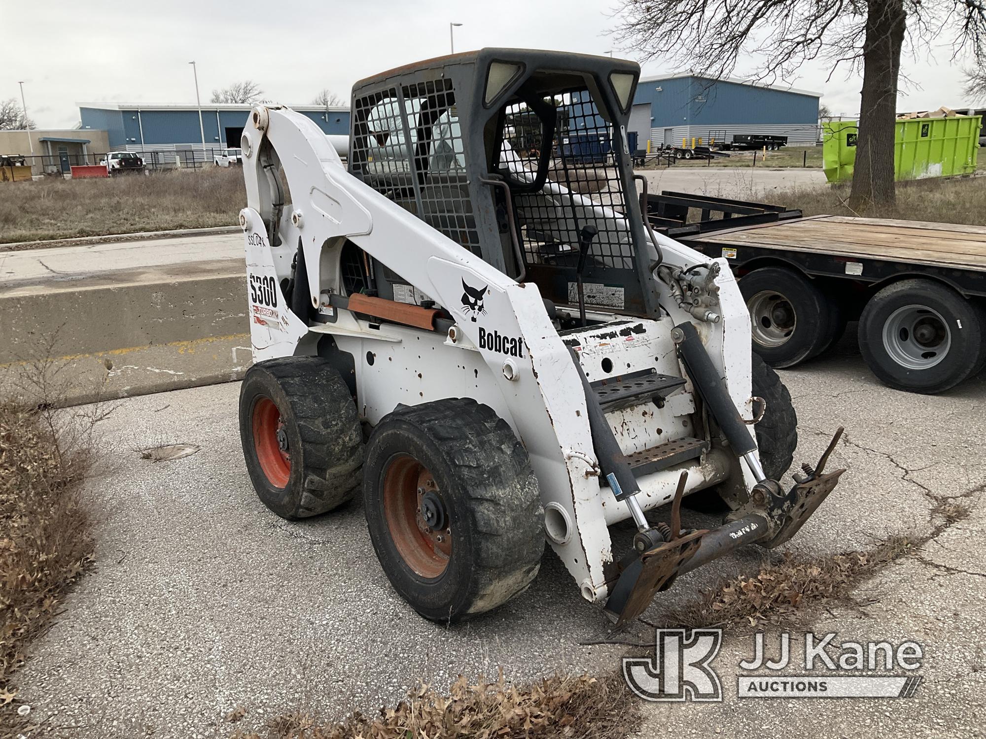 (Kansas City, MO) 2003 Bobcat S300 Rubber Tired Skid Steer Loader Not Running, Condition Unknown