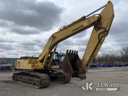 (Harvey, IL) 1998 Komatsu PC400LC-6LC Hydraulic Excavator Runs, Moves, Operates.  Front Glass Missin