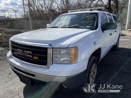 (Plymouth Meeting, PA) 2009 GMC Sierra 1500 4x4 Crew-Cab Pickup Truck Runs & Moves, Body & Rust Dama