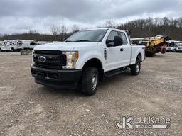 (Smock, PA) 2017 Ford F250 4x4 Extended-Cab Pickup Truck Runs & Moves, Rust Damage