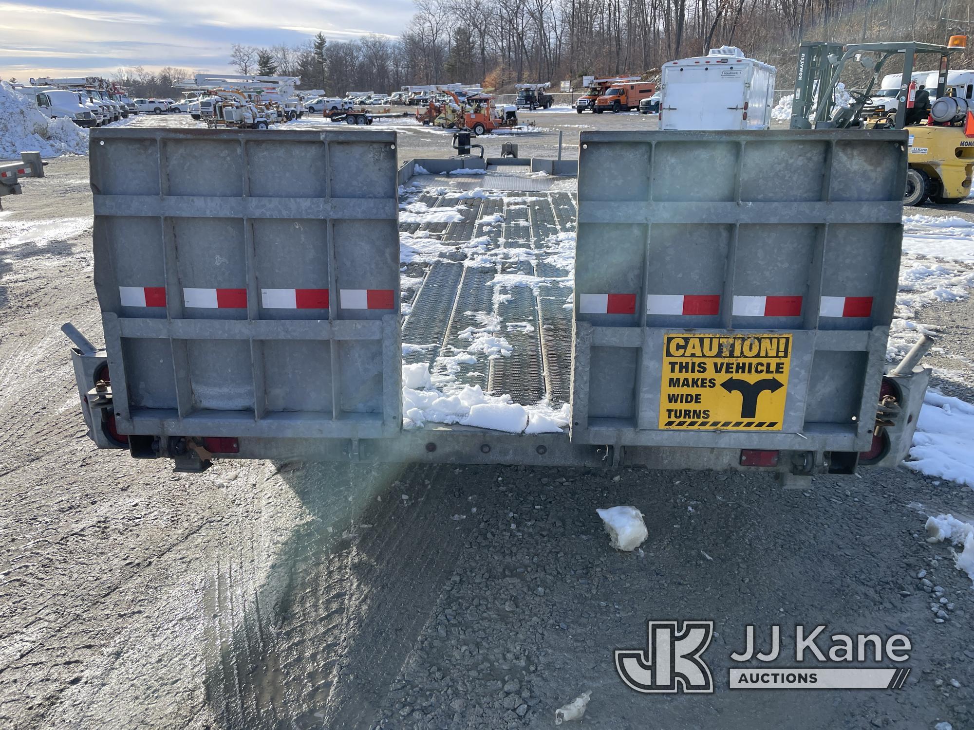 (Shrewsbury, MA) 2013 Sauber 1580 Galvanized T/A Tilt Deck Tagalong Equipment Trailer