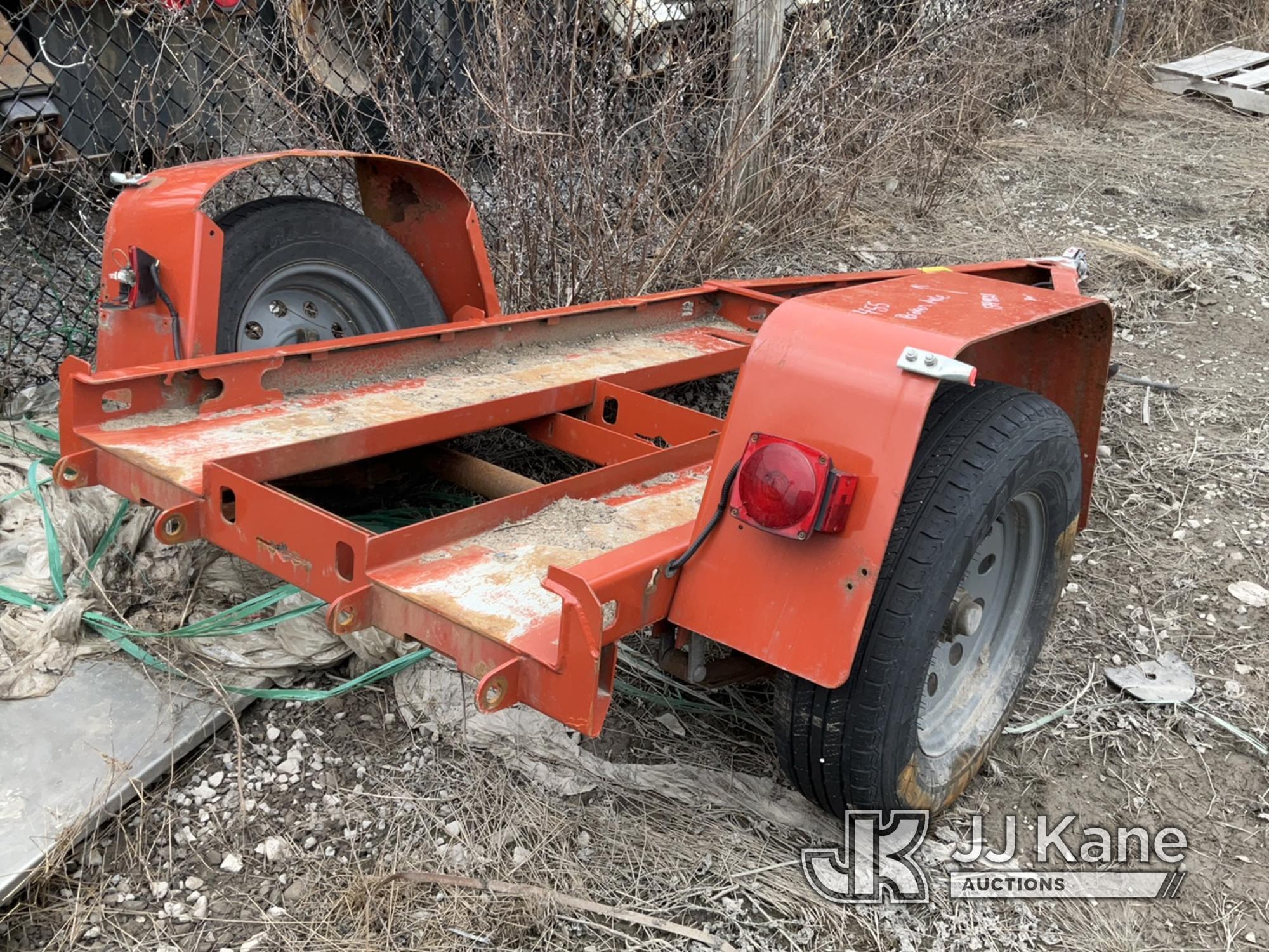 (Rome, NY) 2020 Ditch Witch Trailer No Title) (Broken Axle, NOT Roadworthy