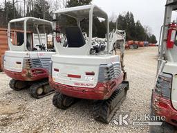 (Paoli, IN) Takeuchi TB228 Mini Hydraulic Excavator Runs, Moves & Operates)(Could not verify hrs.
