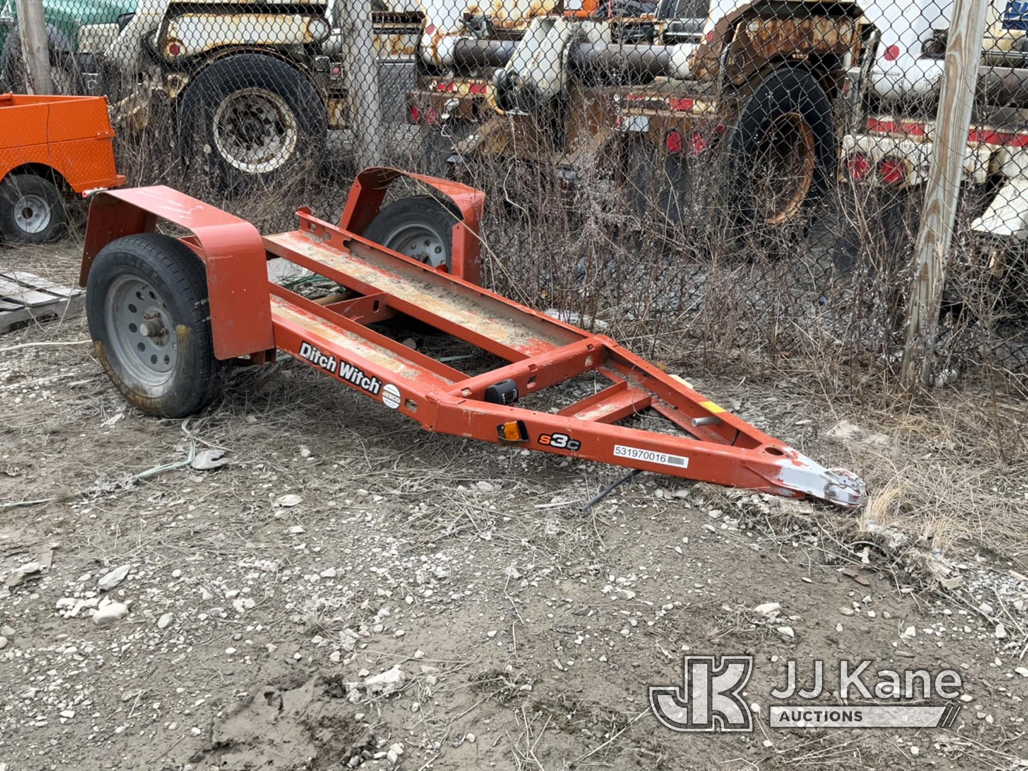 (Rome, NY) 2020 Ditch Witch Trailer No Title) (Broken Axle, NOT Roadworthy