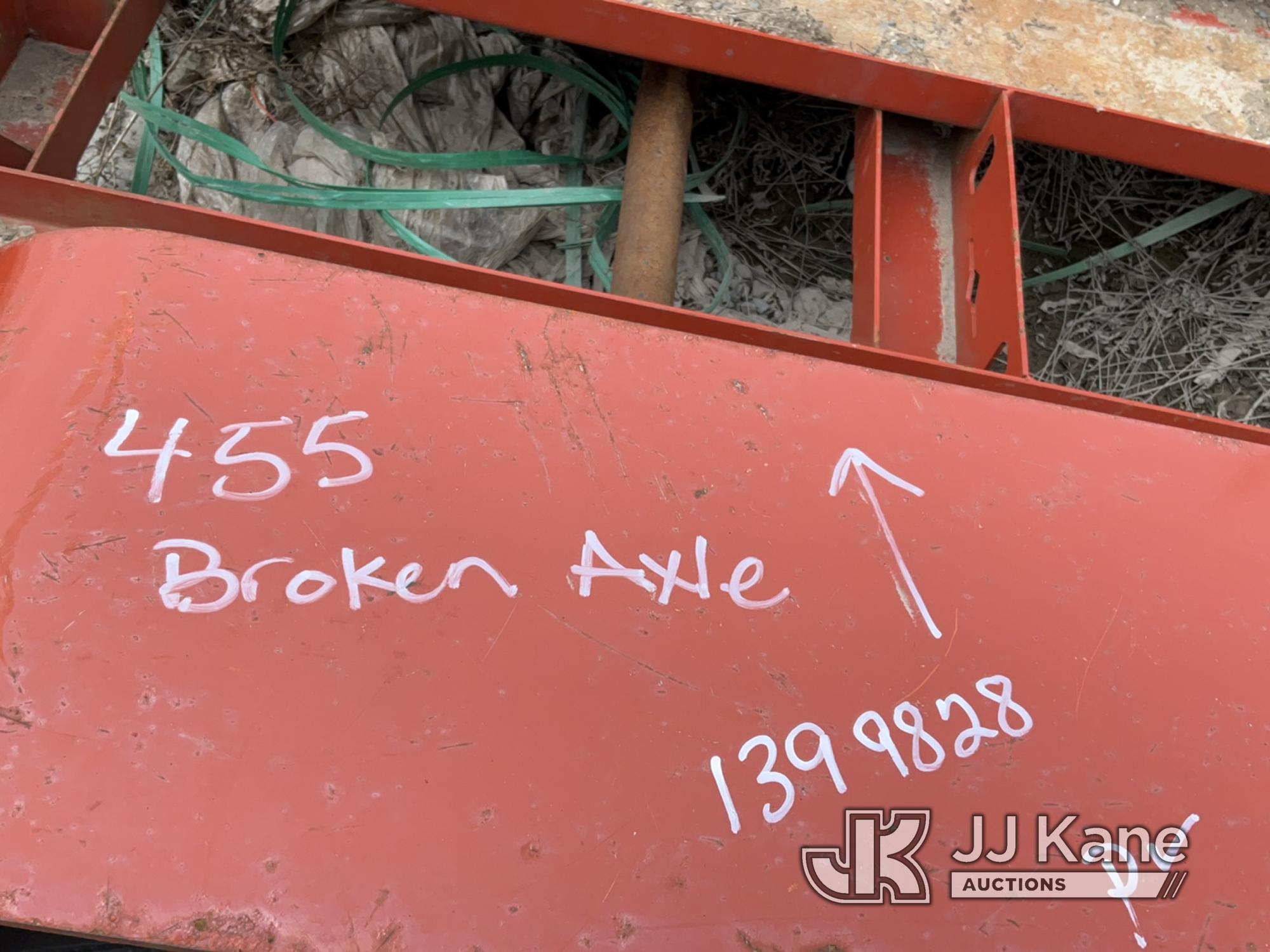 (Rome, NY) 2020 Ditch Witch Trailer No Title) (Broken Axle, NOT Roadworthy