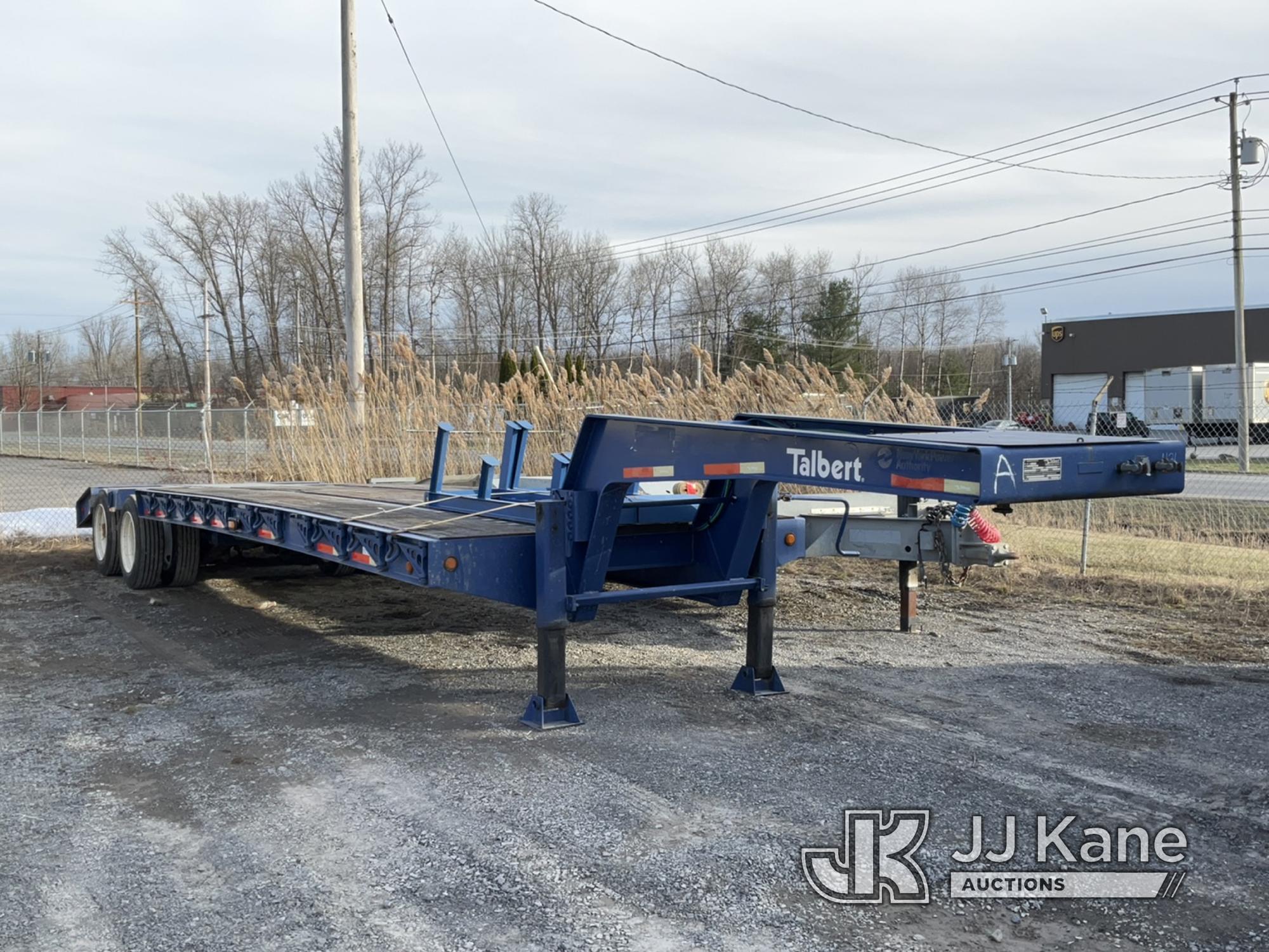 (Rome, NY) 2011 Talbert TLW-35-FG-1-T1 T/A 5th Wheel Equipment Trailer