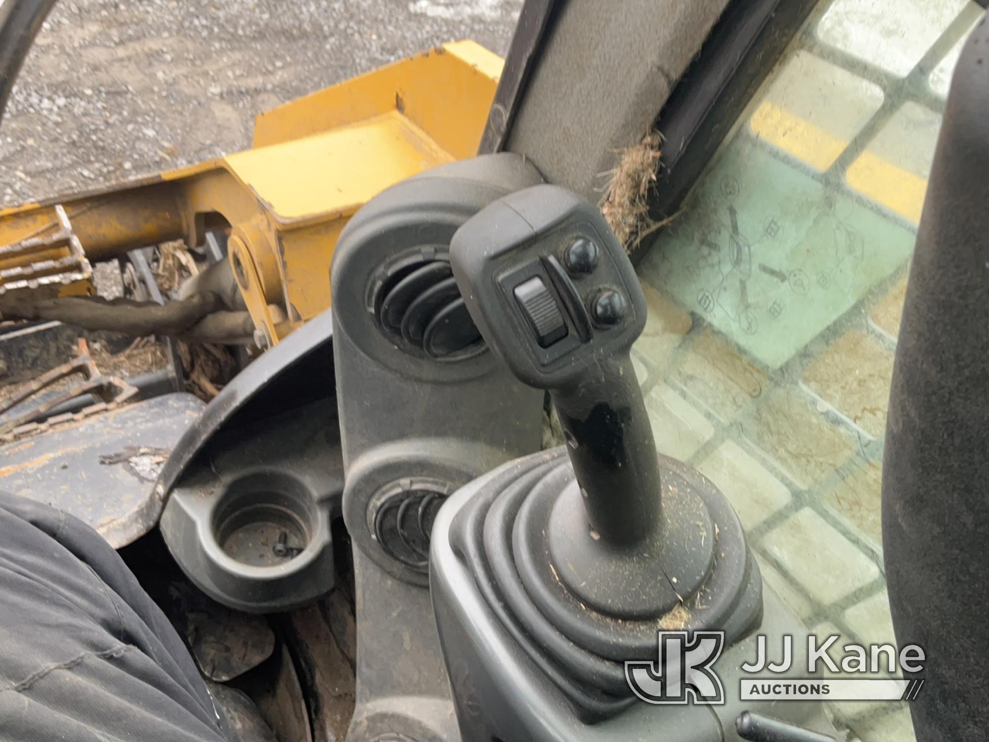 (Rome, NY) 2015 Caterpillar 299DXHP Crawler Skid Steer Loader Fire Damage, Not Running, Condition Un