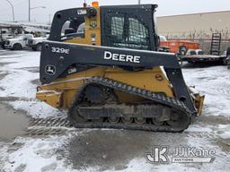 (Rome, NY) 2015 John Deere 329E Crawler Skid Steer Loader Runs, Moves & Operates, Hydrostatic Issues