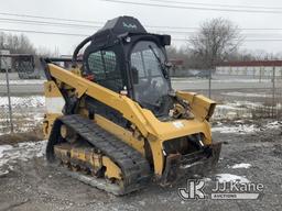 (Rome, NY) 2015 Caterpillar 299DXHP Crawler Skid Steer Loader Fire Damage, Not Running, Condition Un