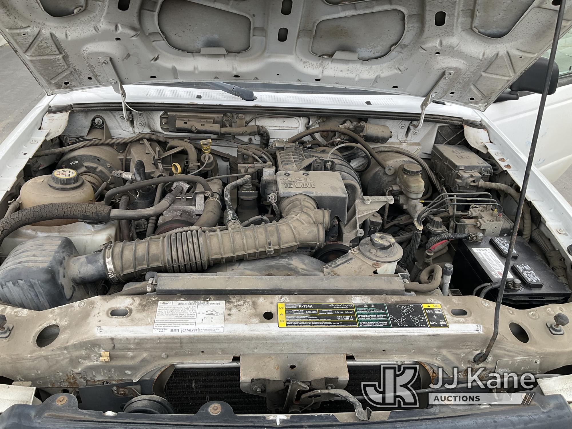 (Jurupa Valley, CA) 2005 Ford Ranger Pickup Truck Runs & Moves Driver Side Body Damage