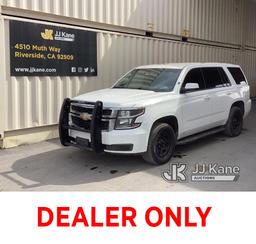 (Jurupa Valley, CA) 2019 Chevrolet Tahoe Police Package 4x4 4-Door Sport Utility Vehicle Runs & Move