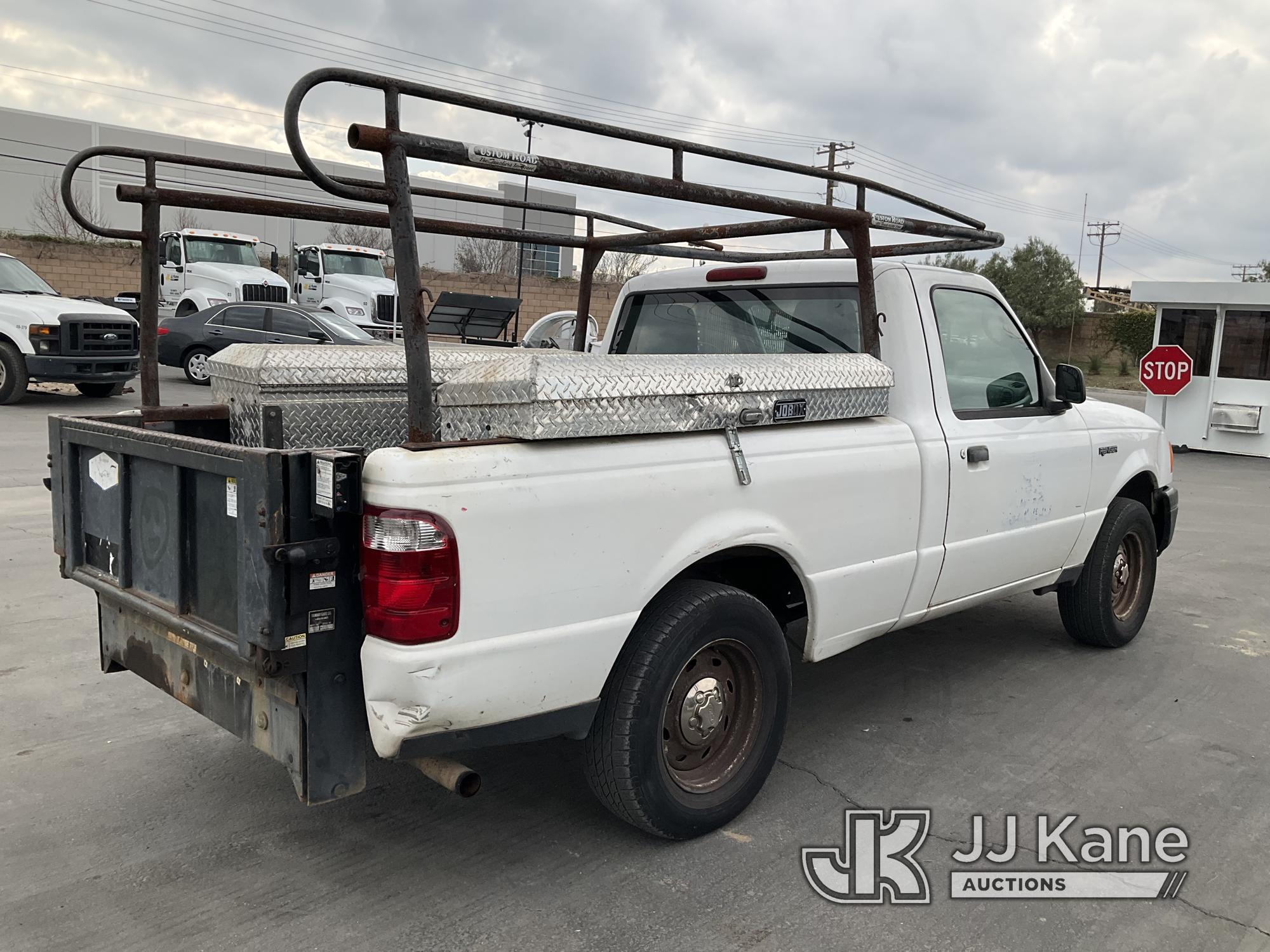 (Jurupa Valley, CA) 2005 Ford Ranger Pickup Truck Runs & Moves Driver Side Body Damage