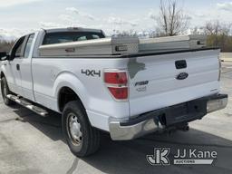 (Salt Lake City, UT) 2014 Ford F150 4x4 Extended-Cab Pickup Truck Runs & Moves) (Wrecked Rear Bumper