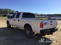 (Byram, MS) 2016 Ford F250 4x4 Crew-Cab Pickup Truck Runs & Moves) (Jump To Start, Tailgate Damage,