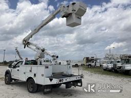 (Westlake, FL) Altec AT40G, Articulating & Telescopic Bucket Truck mounted behind cab on 2017 Ford F