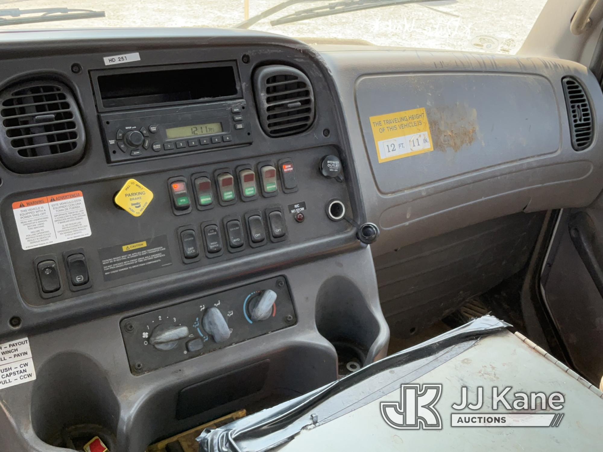 (Charlotte, NC) Altec DM47-BR, Digger Derrick rear mounted on 2011 Freightliner M2 106 4x4 Utility T