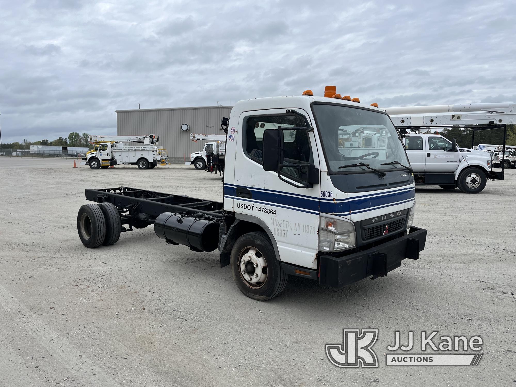 (Chester, VA) 2005 Mitsubishi Fuso FE85D COE Cab & Chassis Runs & Moves