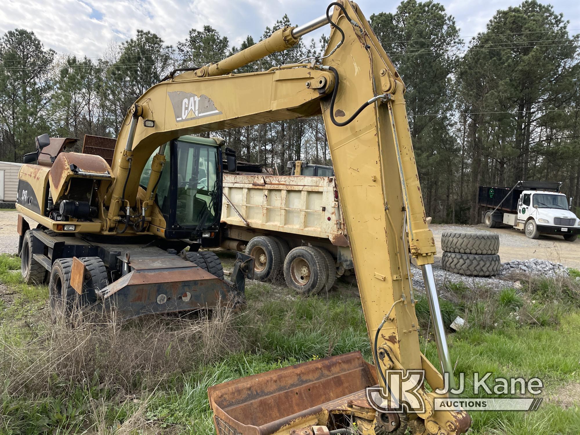 (Columbiana, AL) 2004 Caterpillar M318C Rubber Tired Hydraulic Excavator, (Municipality Owned) Not R