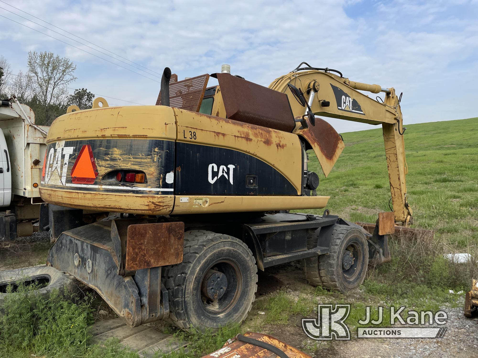 (Columbiana, AL) 2004 Caterpillar M318C Rubber Tired Hydraulic Excavator, (Municipality Owned) Not R