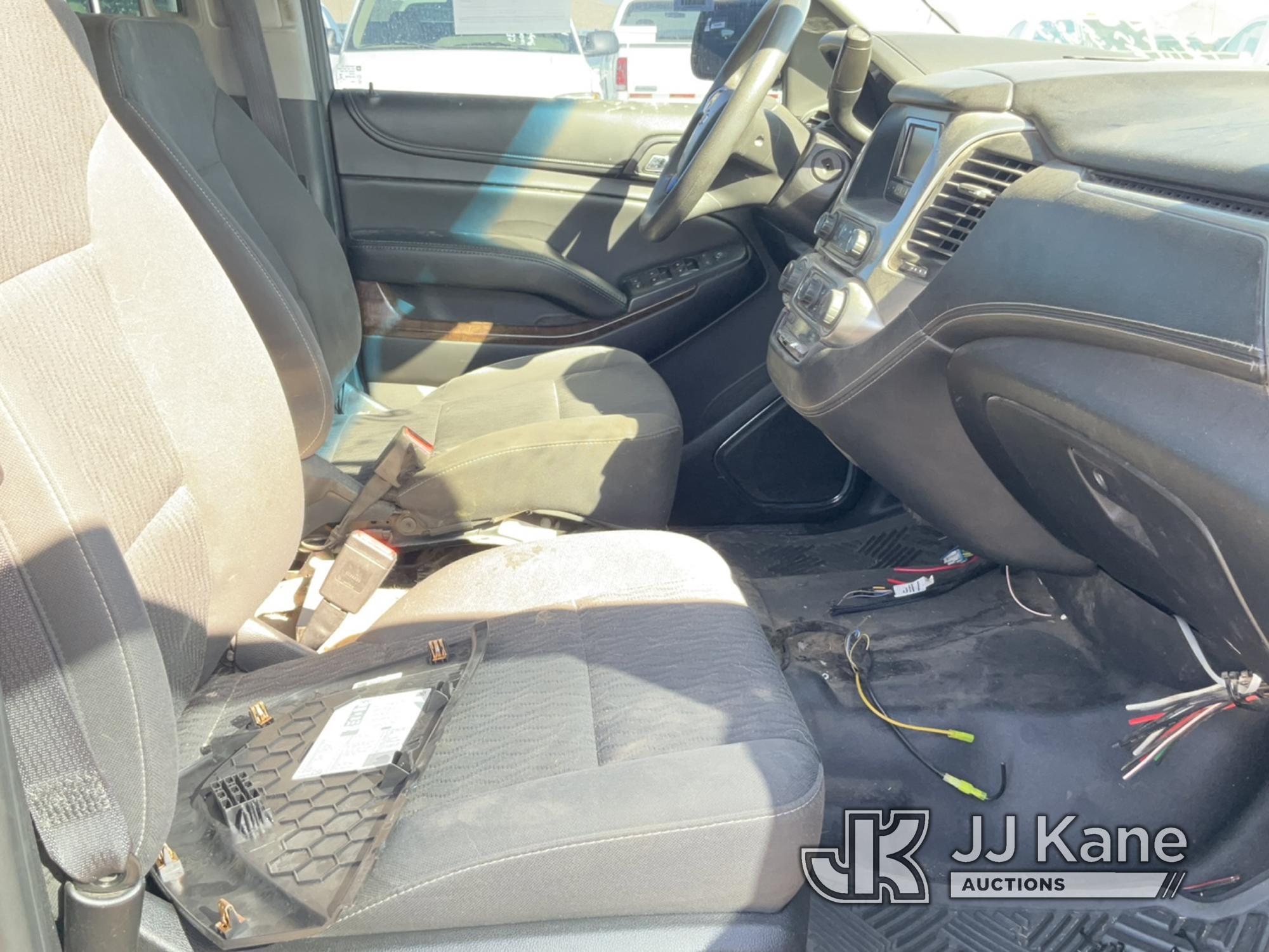 (Las Vegas, NV) 2016 Chevrolet Tahoe Police Package Towed In, No Console, Rear Seats Unsecured Check