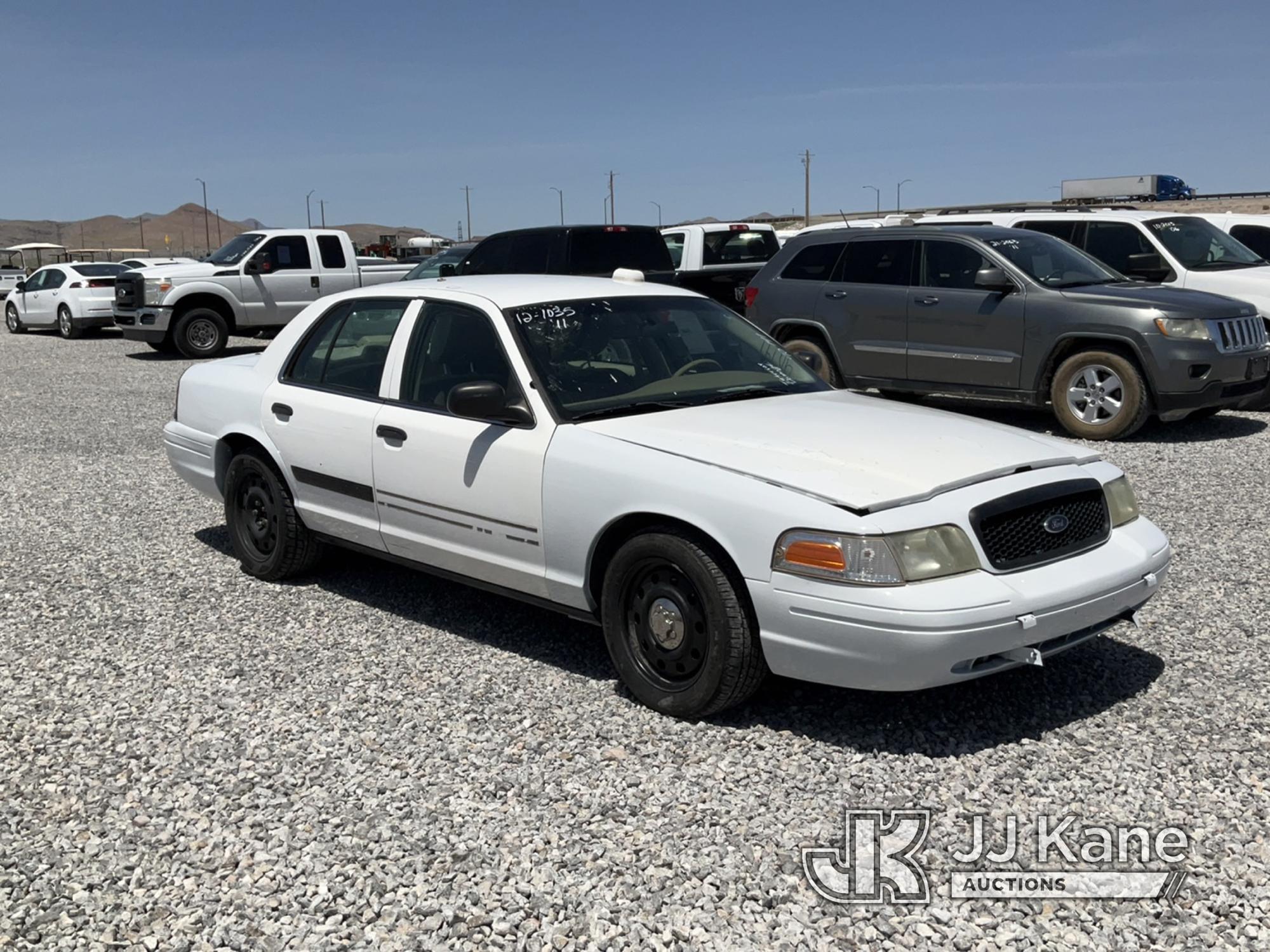 (Las Vegas, NV) 2011 Ford Crown Victoria Police Interceptor Interior Damage Runs & Moves