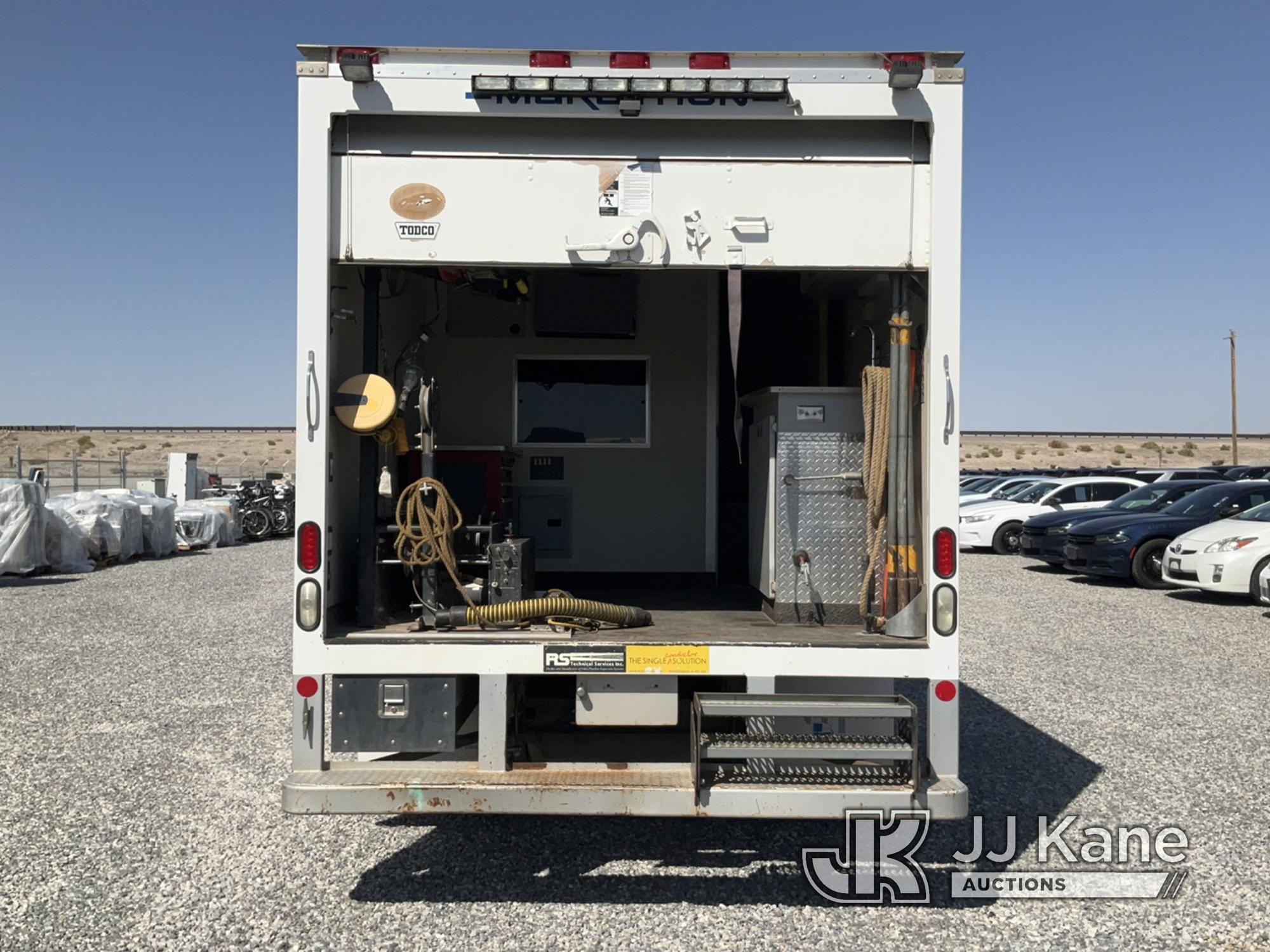 (Las Vegas, NV) 2013 Ford F-450 Box Van Sewer Inspection Camera System Runs & Moves