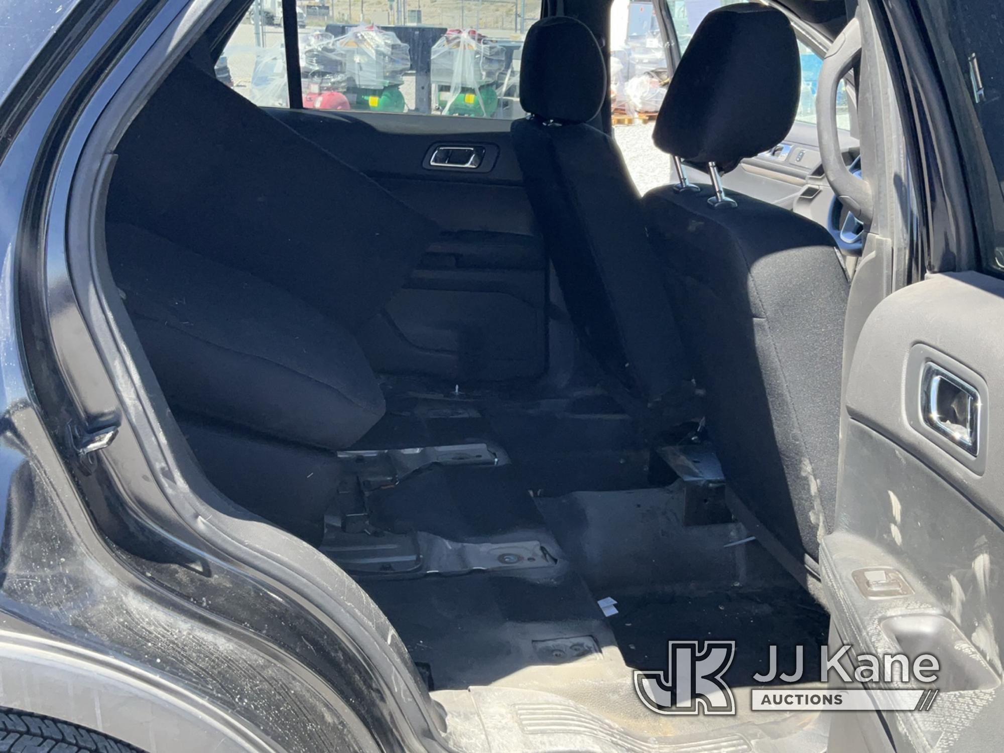 (Las Vegas, NV) 2014 Ford Explorer AWD Police Interceptor Body & Interior Damage, No Console, Rear S