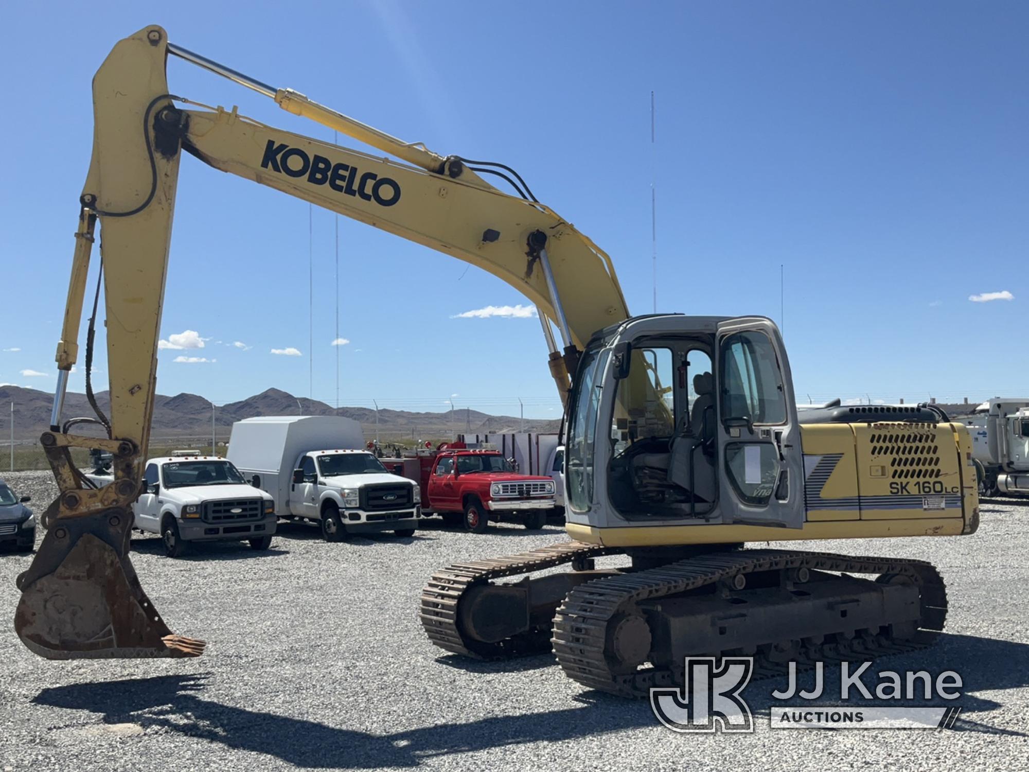 (Las Vegas, NV) 2006 Kobelco SK160LC Taxable, Bad Rotator Runs & Moves