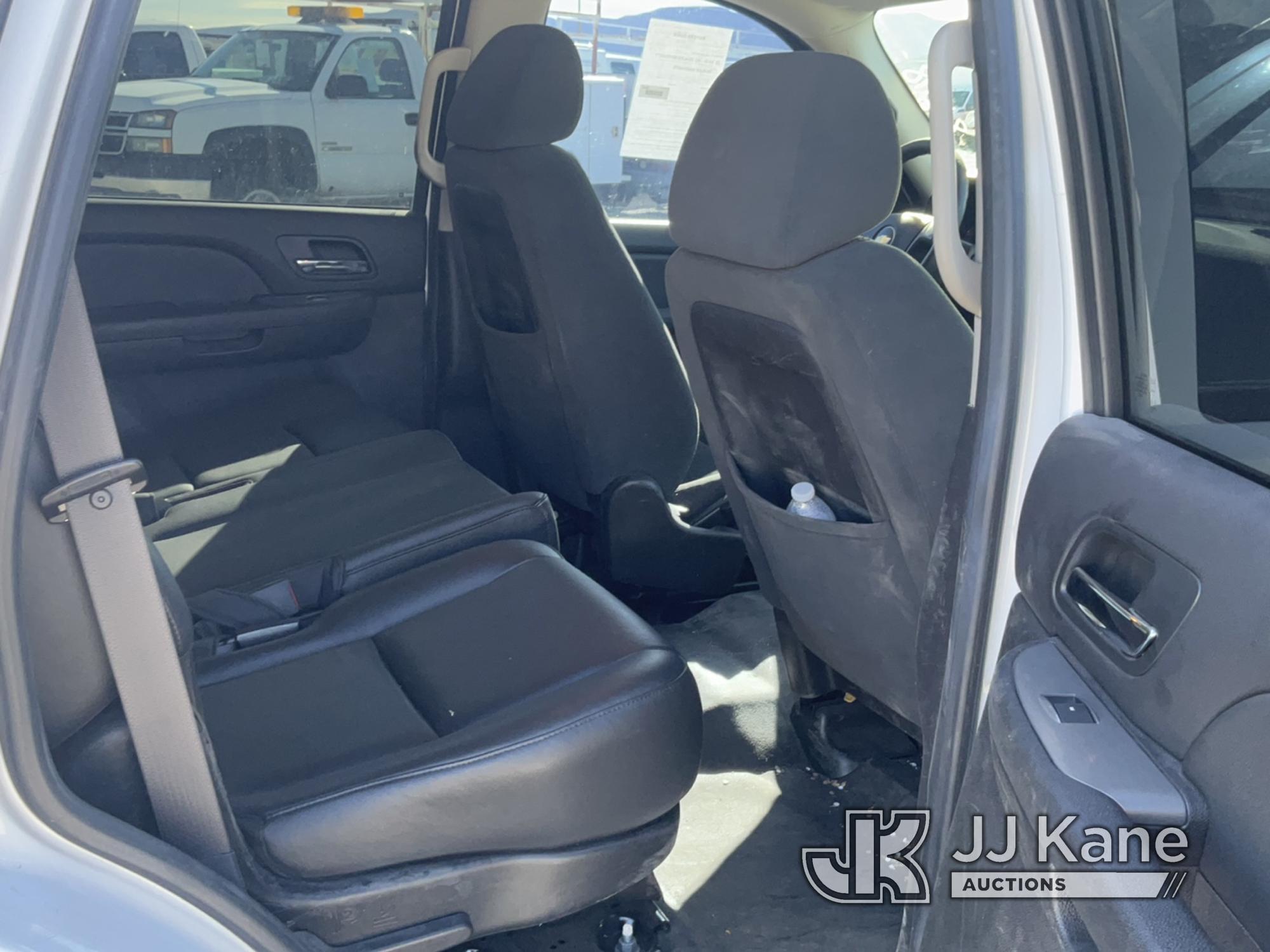 (Las Vegas, NV) 2008 Chevrolet Tahoe Police Package Interior Damage, No Console, Rear Seats Unsecure