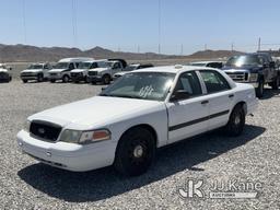(Las Vegas, NV) 2011 Ford Crown Victoria Police Interceptor Towed In, Body & Interior Damage Bad Eng