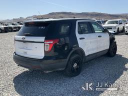 (Las Vegas, NV) 2015 Ford Explorer AWD Police Interceptor Wrecked, Missing Parts, Odometer Broken, D