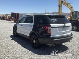 (Las Vegas, NV) 2015 Ford Explorer AWD Police Interceptor Towed In, Wrecked, Missing Parts Will Not