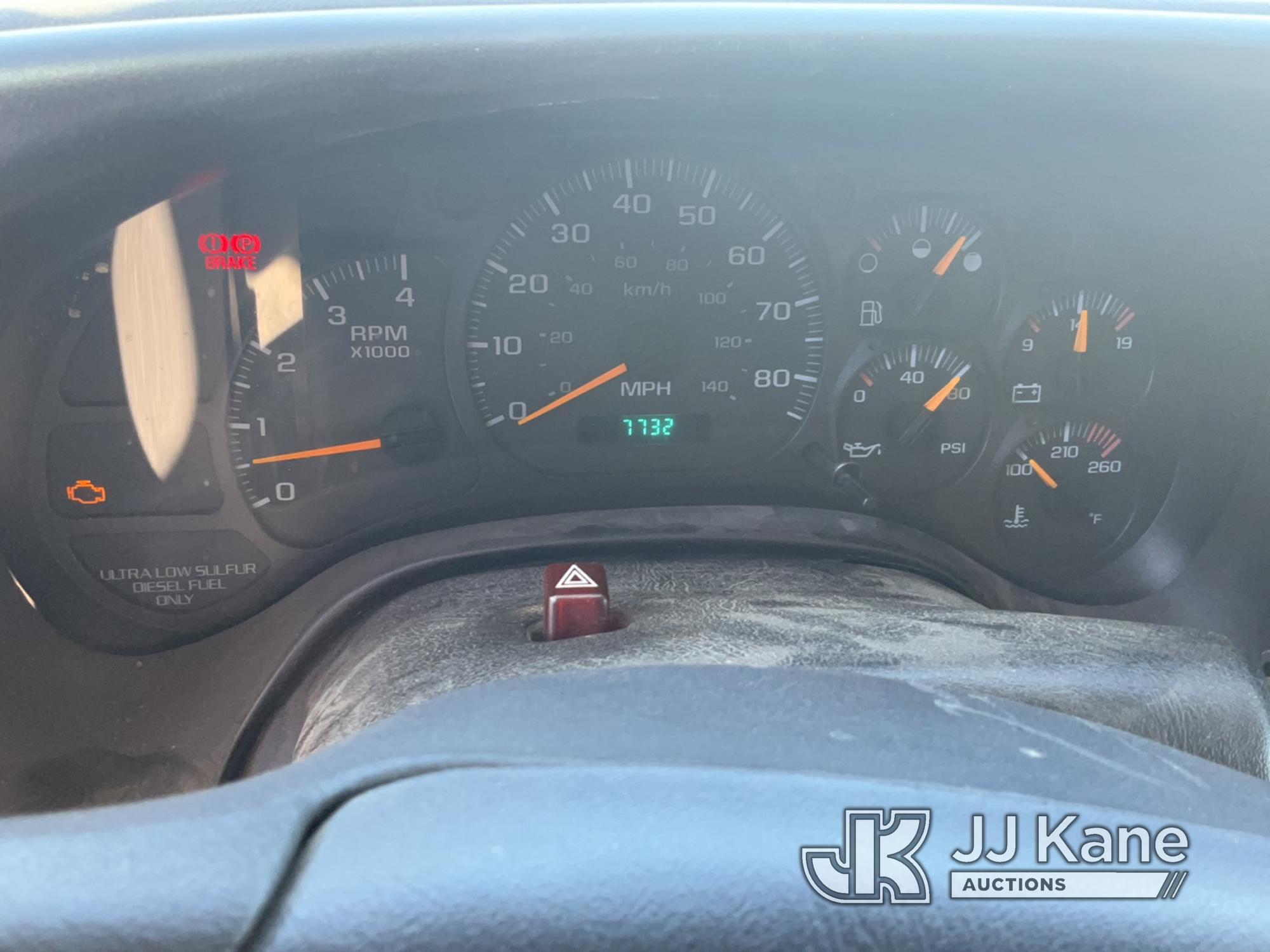 (Las Vegas, NV) 2007 GMC C7500 Dump Truck Check Engine Light On, Runs & Moves