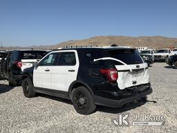 (Las Vegas, NV) 2017 Ford Explorer AWD Police Interceptor Dealers Only, Wrecked, Towed In, No Consol