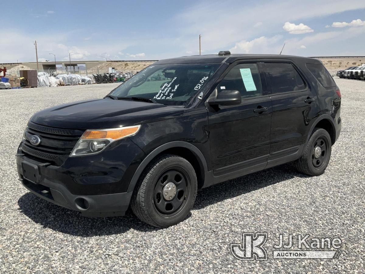 (Las Vegas, NV) 2013 Ford Explorer AWD Police Interceptor Interior Damage, Rear Seats Unsecured, No