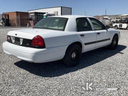 (Las Vegas, NV) 2011 Ford Crown Victoria Police Interceptor Interior Damage, Odometer Broken Runs &