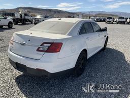 (Las Vegas, NV) 2014 Ford Taurus Police Interceptor Towed In, Bad Tires Jump To Start, Runs & Moves