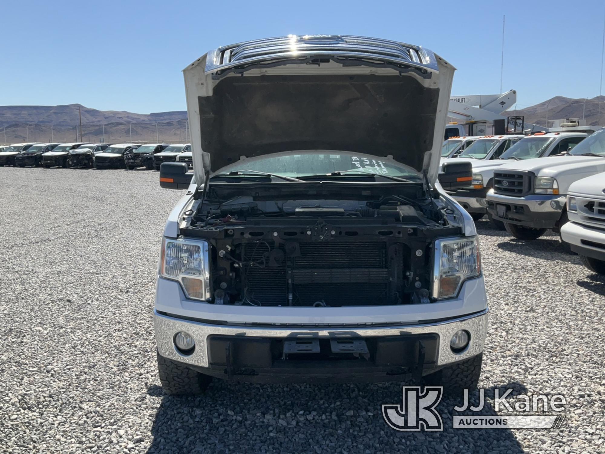 (Las Vegas, NV) 2014 Ford F150 4x4 Towed In, Interior Damage Will Not Start & Does Not Move