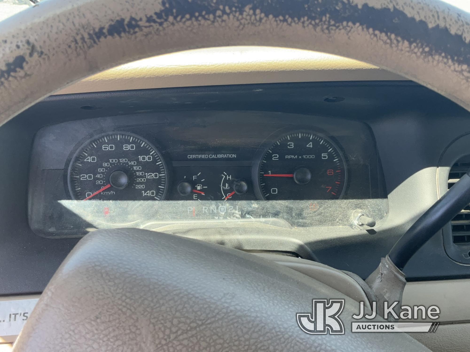 (Las Vegas, NV) 2011 Ford Crown Victoria Police Interceptor Interior Damage, Odometer Broken Runs &