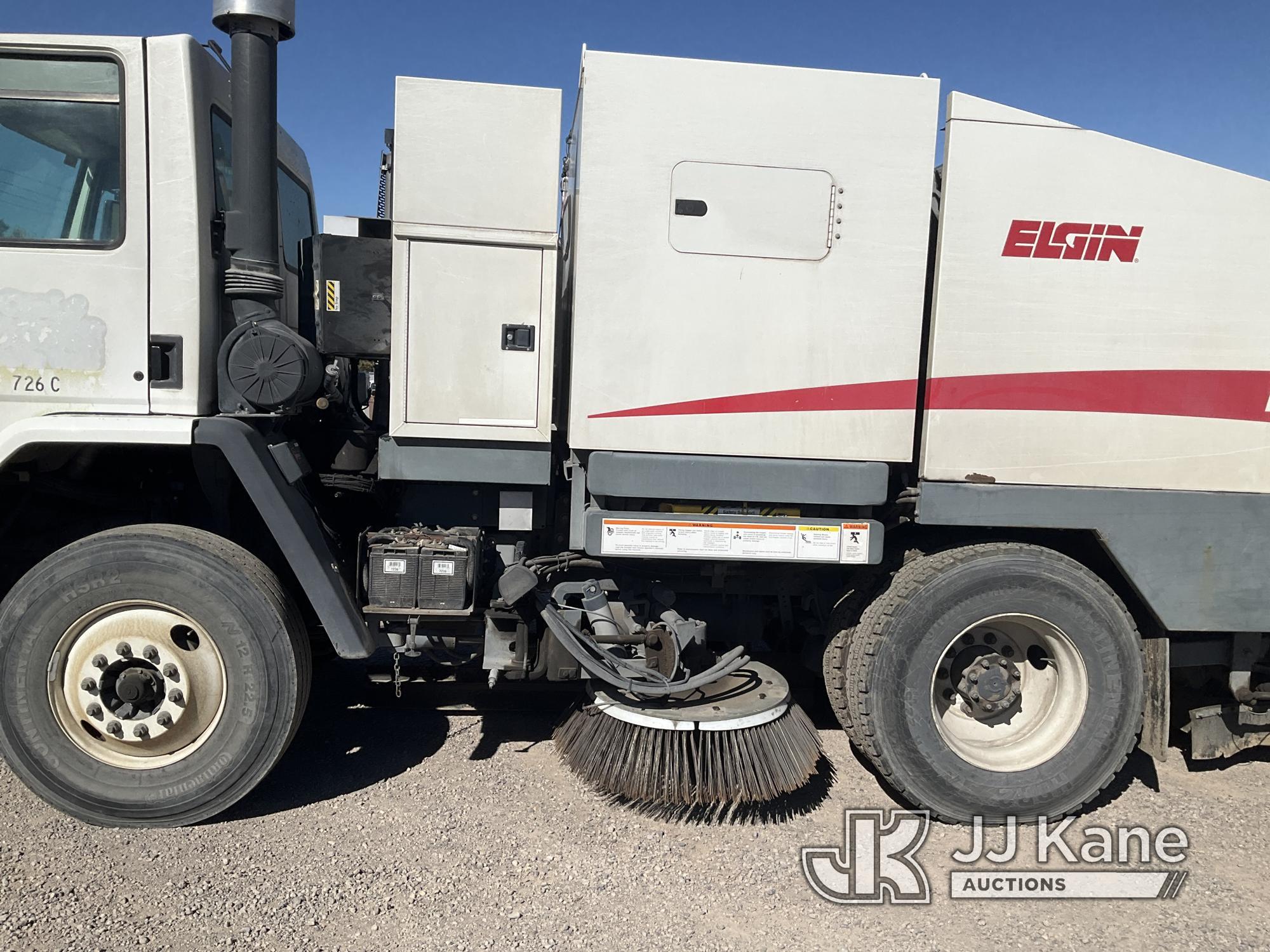 (McCarran, NV) Elgine Eagle Sweeper 2007 Sterling SC8000 Sweeper, Upper Engine Starter Issues. Locat