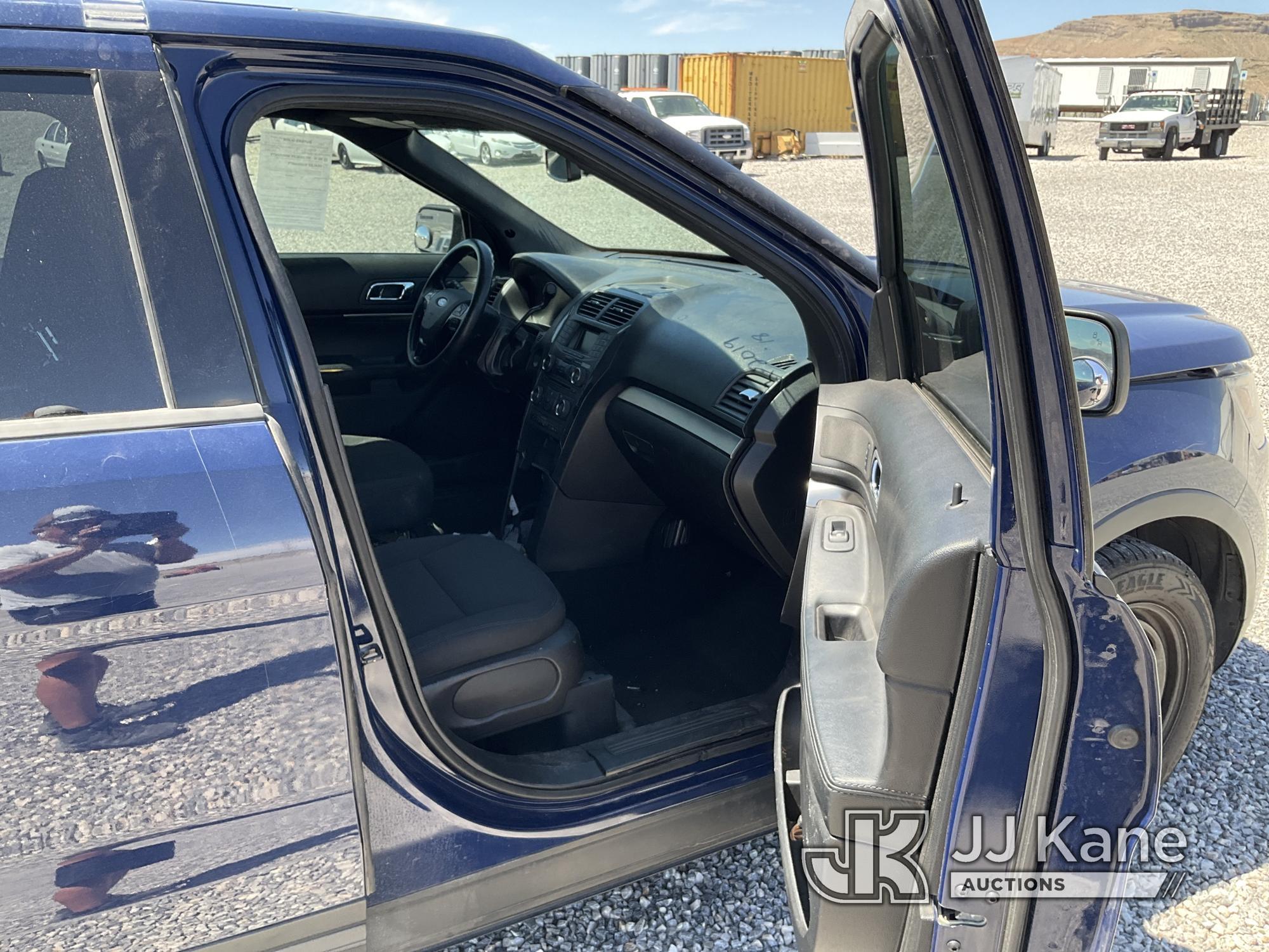 (Las Vegas, NV) 2018 Ford Explorer AWD Police Interceptor No Console Check Engine Light On, Runs & M