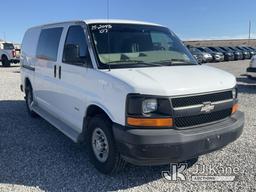 (Las Vegas, NV) 2007 Chevrolet Express G2500 Cargo Van, Body Damage Runs & Moves