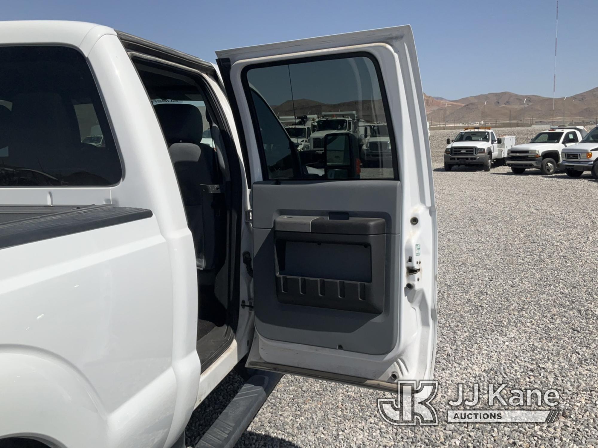 (Las Vegas, NV) 2016 Ford F250 4x4 Towed In, No Console Check Engine Light On, Engine Noise, Runs &