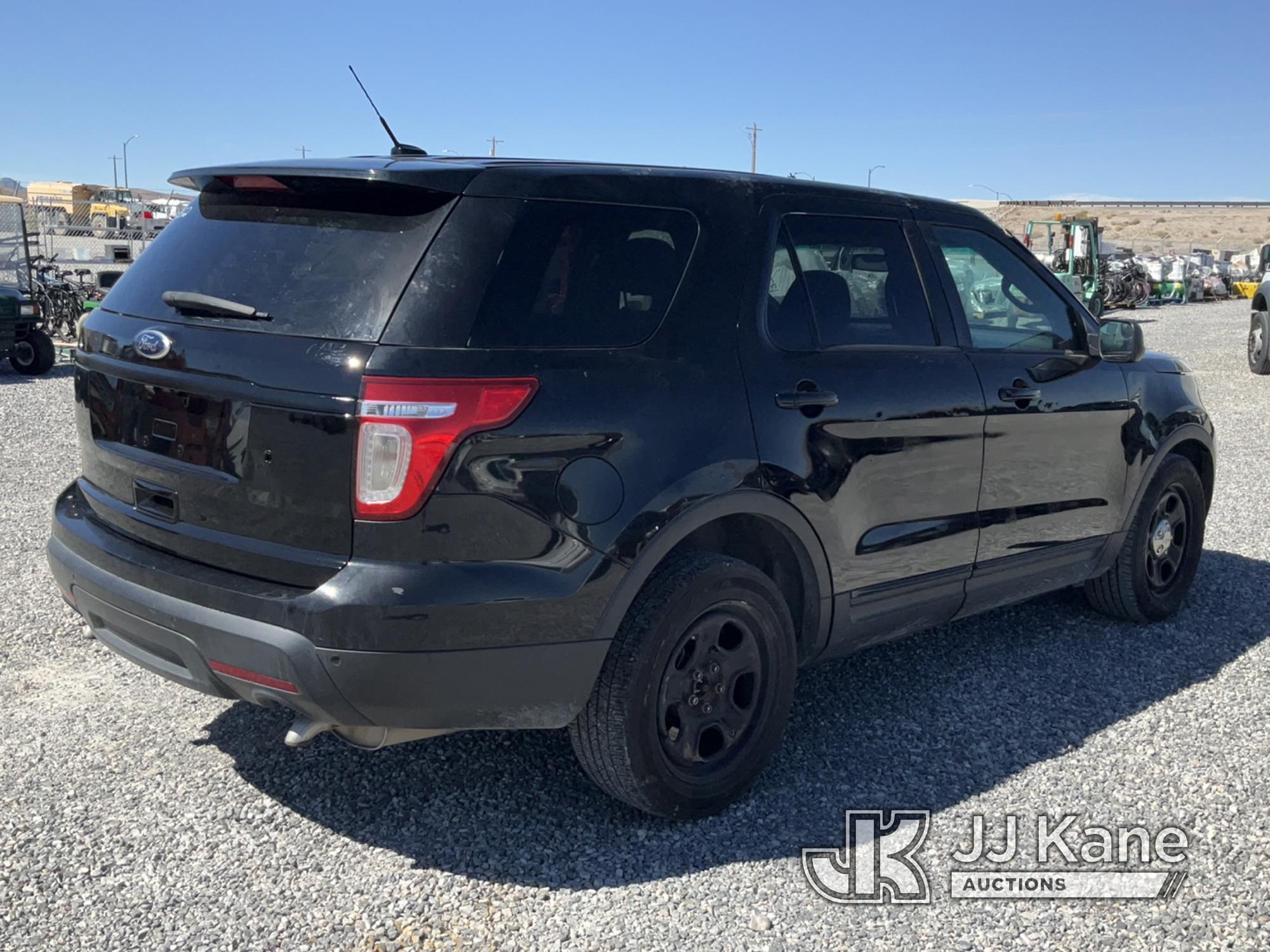 (Las Vegas, NV) 2014 Ford Explorer AWD Police Interceptor Body & Interior Damage, No Console, Tracti