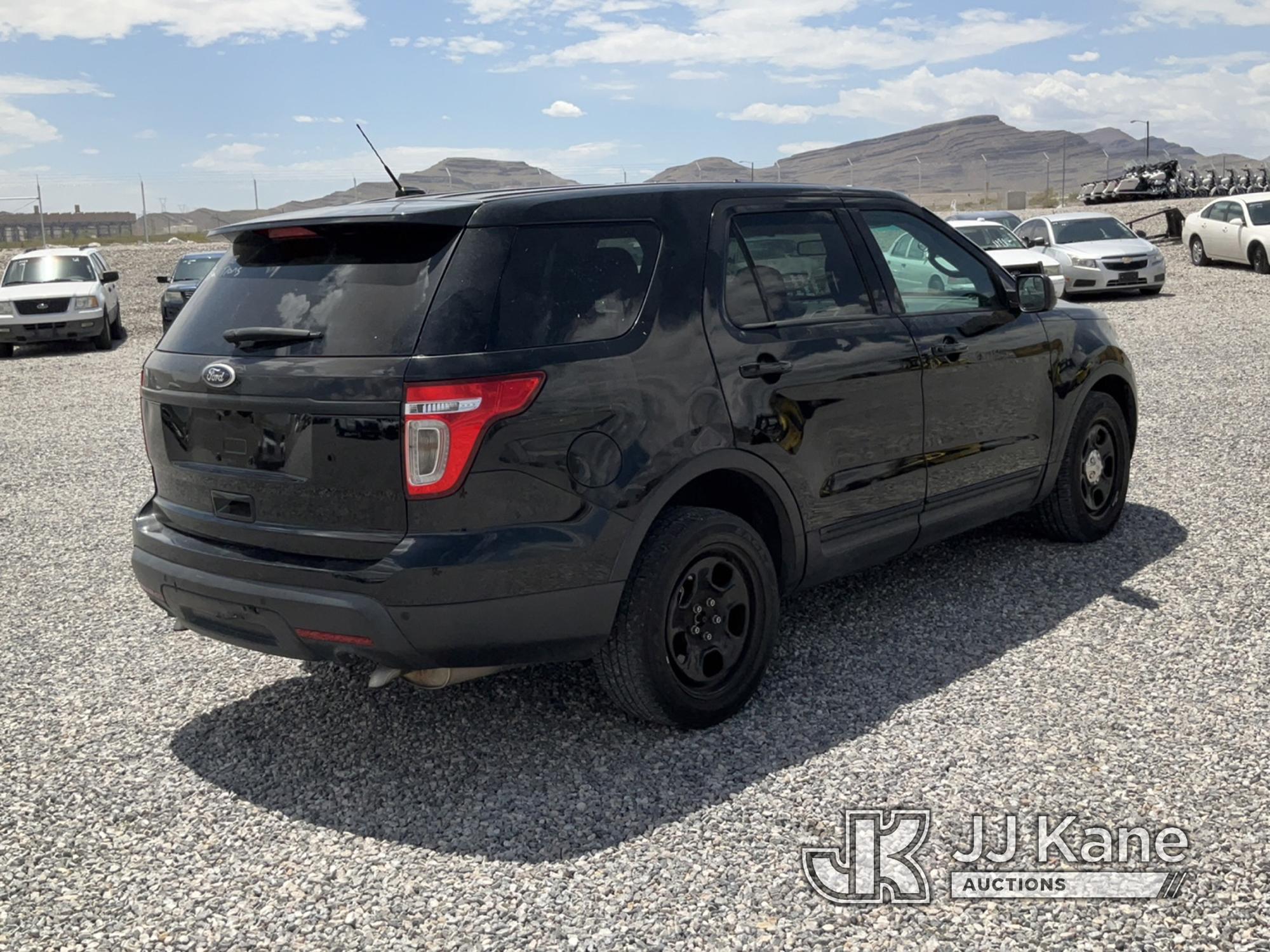 (Las Vegas, NV) 2013 Ford Explorer AWD Police Interceptor Interior Damage, Rear Seats Unsecured, No