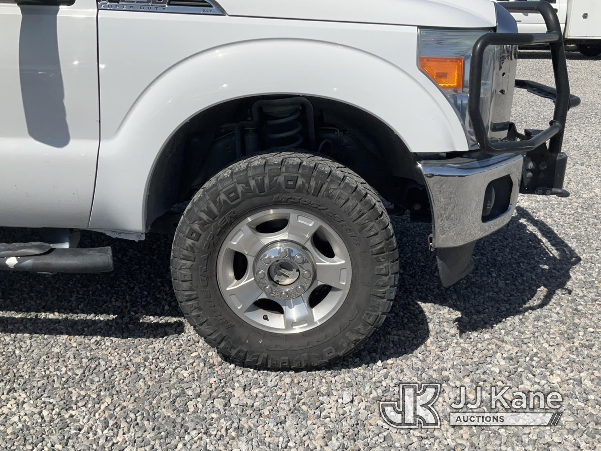 (Las Vegas, NV) 2016 Ford F250 4x4 Towed In, No Console Check Engine Light On, Engine Noise, Runs &