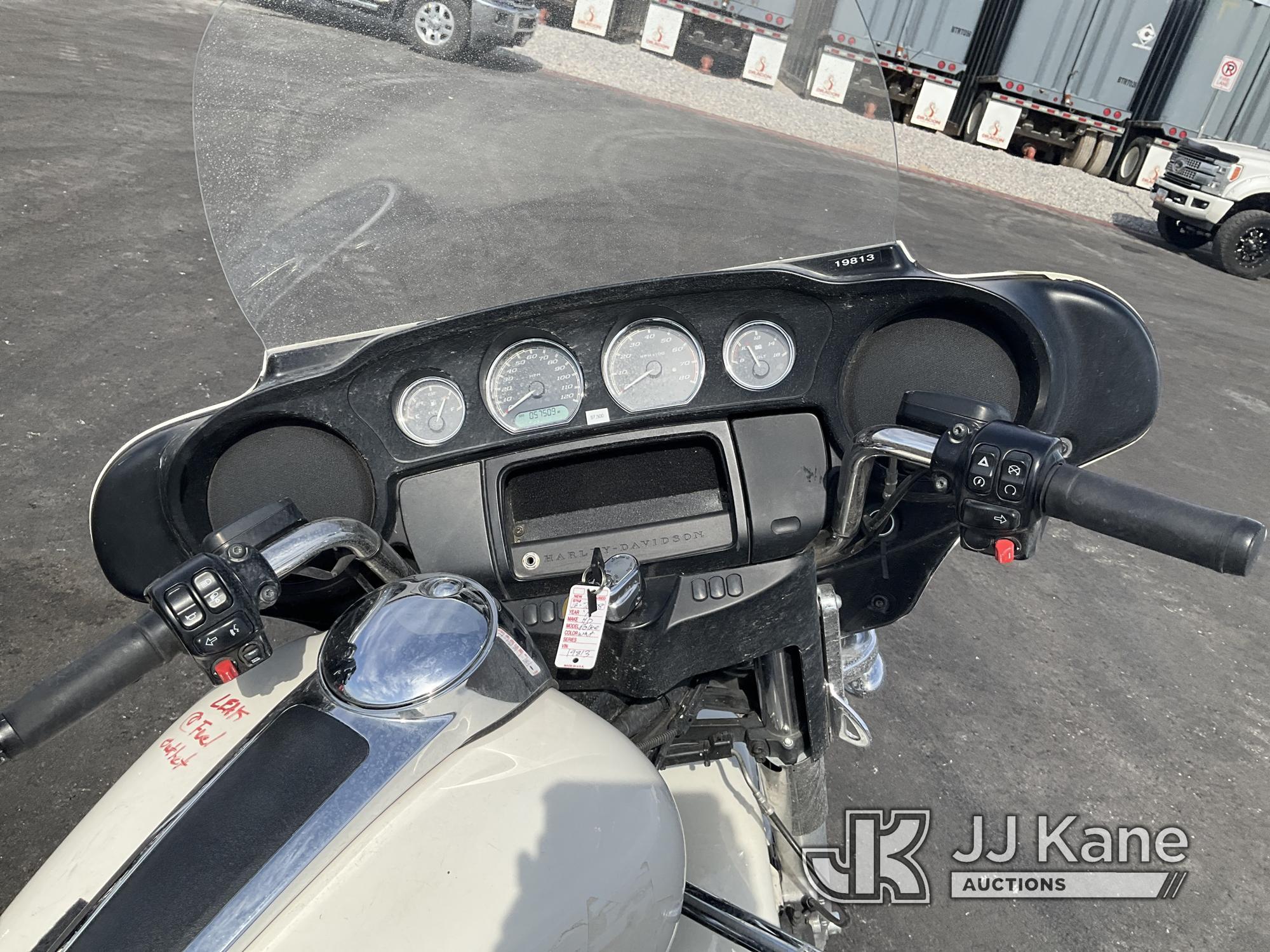 (Las Vegas, NV) 2019 Harley-Davidson FLHTP Police Missing Mirrors, Broken Fuel Line Jump To Start, T